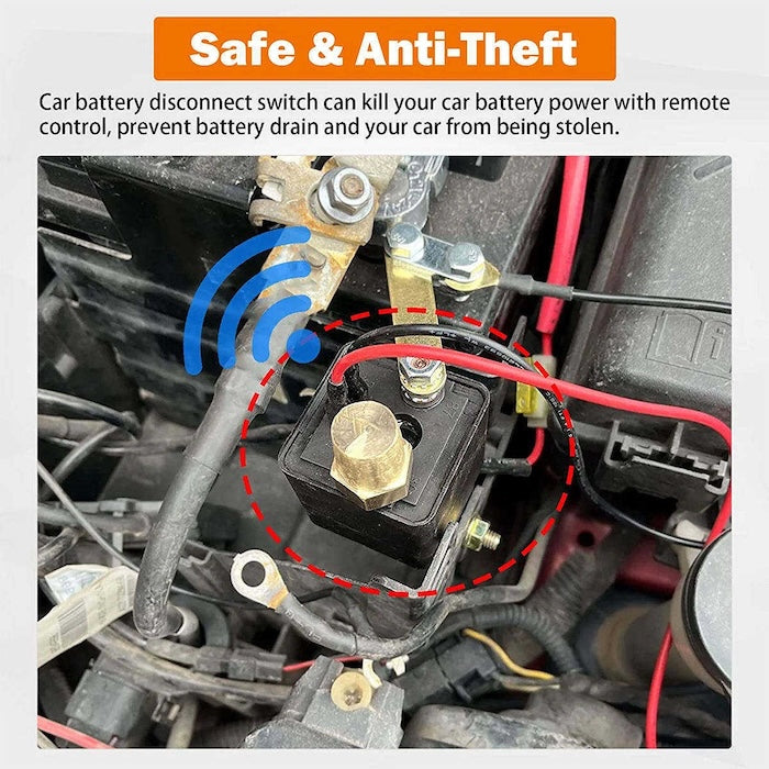 Wireless Remote Control Battery Relay Switch