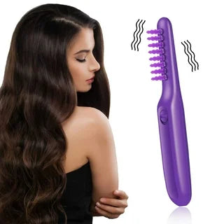 Automatic hair detangling brush