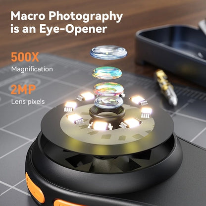 500X Magnification Wireless Digital Microscope