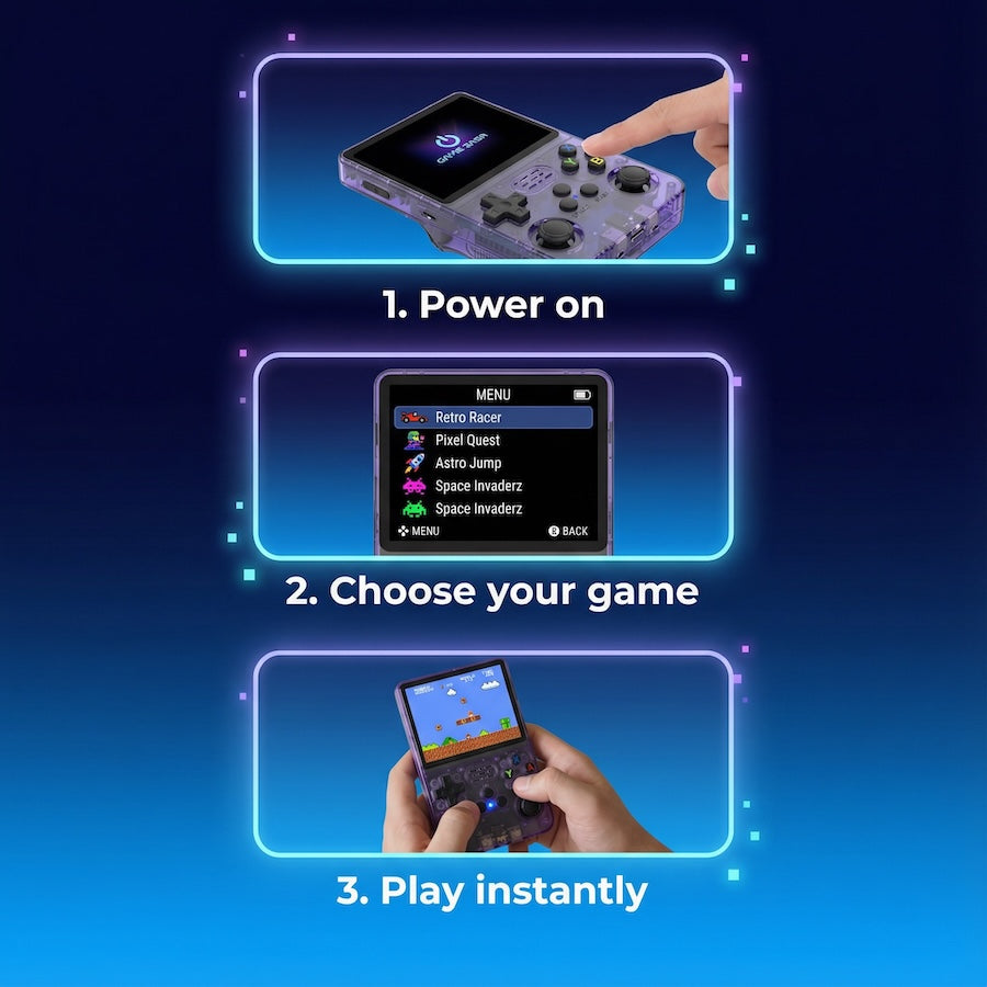 ALLVERTO™ Mini Retro Console