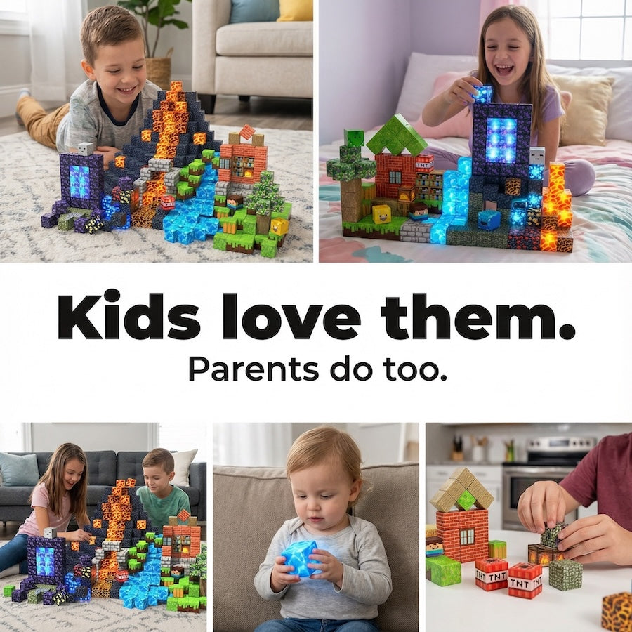 Montessori Magnetic Blocks