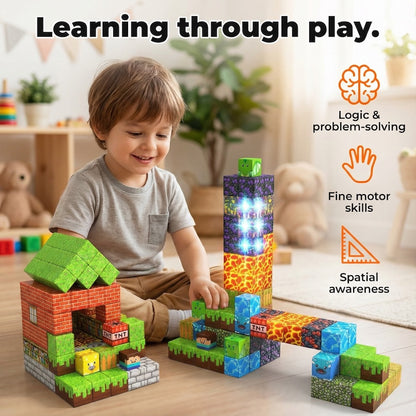 Montessori Magnetic Blocks